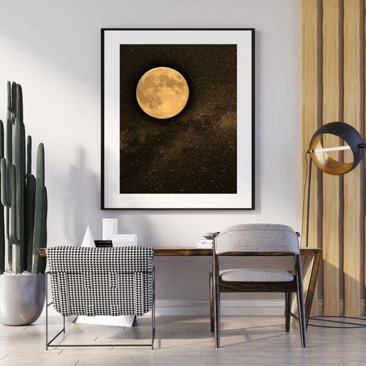 Image of Plakat Gold Moon