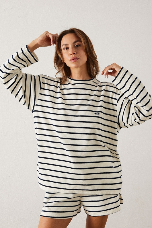 Image of Pakamera Bluza ISABEL stripes