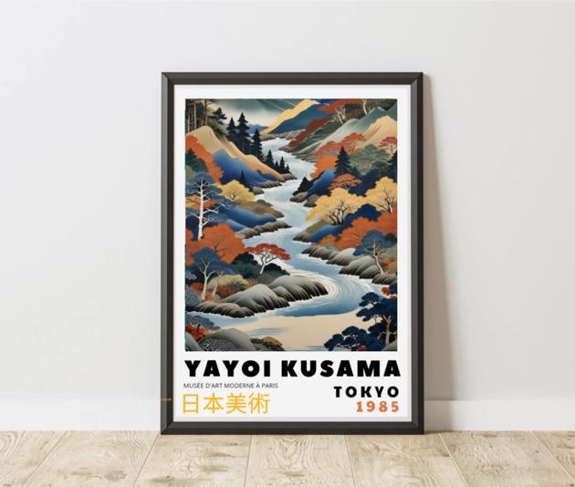 Image of Pakamera PLAKAT dekoracyjny Yayoi Kusama, poster las