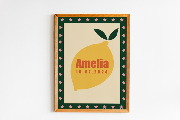 Image of Pakamera Plakat Personalizowany imię dziecka