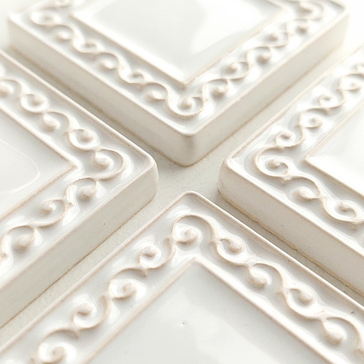 Image of Pakamera Kafle VIVACE białe, 5cm x 5cm