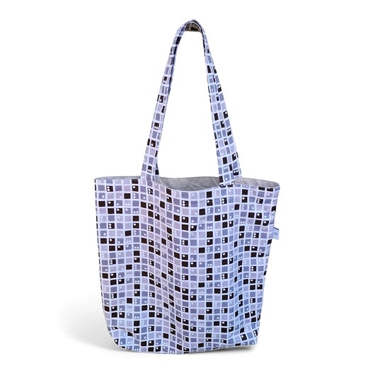Image of Pakamera Torba na zakupy shopperka eko siatka torba na ramię shopper domino