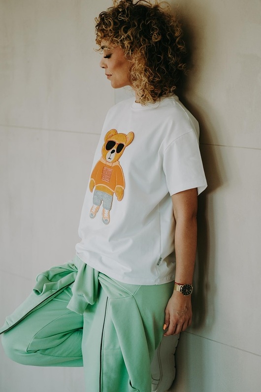 Image of Pakamera T-shirt oversize Barry Teddy dla mamy