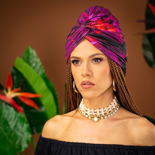 Image of Pakamera Turban - Hot Tropical