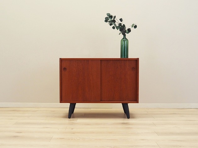 Image of Pakamera Szafka tekowa, duński design, lata 70, produkcja: Dania