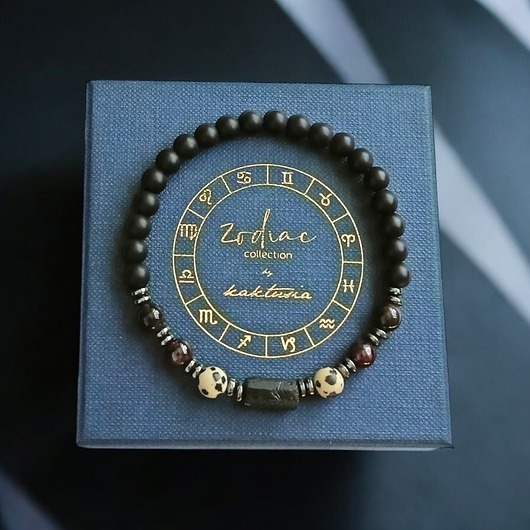 Image of Pakamera SKORPION - zodiac collection - bransoletka na gumce