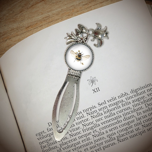 Image of Pakamera Zakładka do książki - Bee natural - lilia