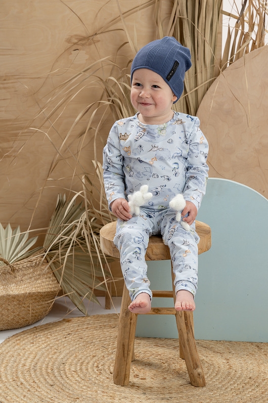 Image of Pakamera Legginsy niemowlęce TORGER organic cosmidino