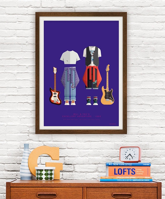 Image of Pakamera Bill &amp; Ted - plakat fine art