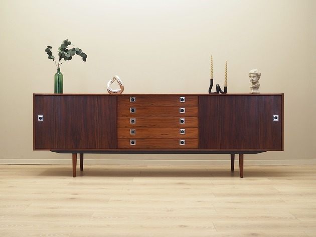 Image of Sideboard palisandrowy, duński design, lata 60, produkcja: Dania