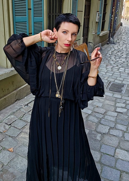 Image of Pakamera New Dress Maxi Boho Black