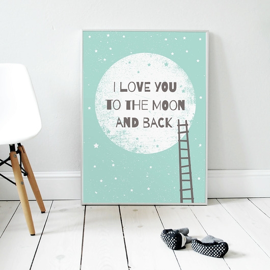 Image of Pakamera To the moon and back - plakat