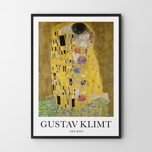 Image of Pakamera Plakat Gustav Klimt The Kiss