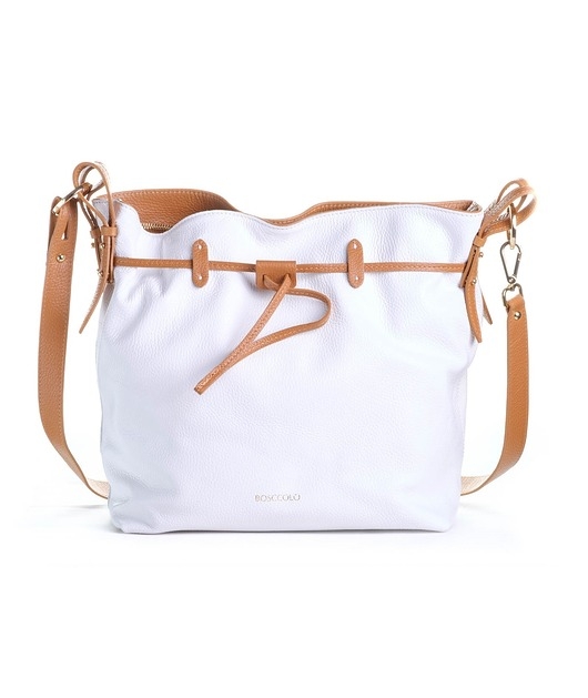 Image of Pakamera Torba skórzana Shopper - Worek Ściągany (7004)