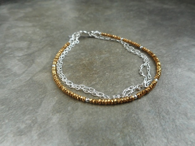 Image of Pakamera Elegancka bransoletka srebro 925