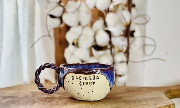 Image of Pakamera Kubek handmade Baciarka ciesy