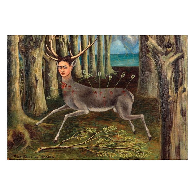 Image of Pakamera Kartka Premium - Frida Kahlo Wounded Deer