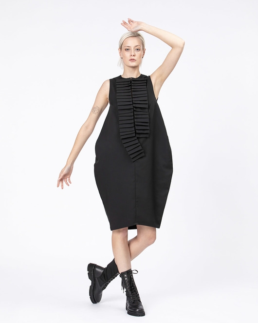 Image of Salmi ruffle dressi