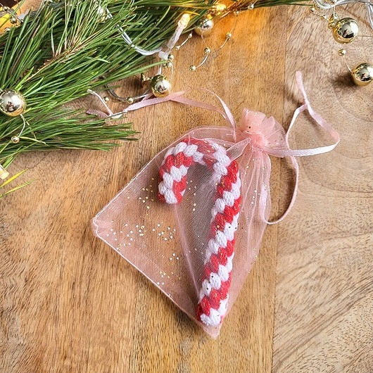 Image of Candy Cane Laska Cukrowa - Ozdoby Świąteczne na choinkę