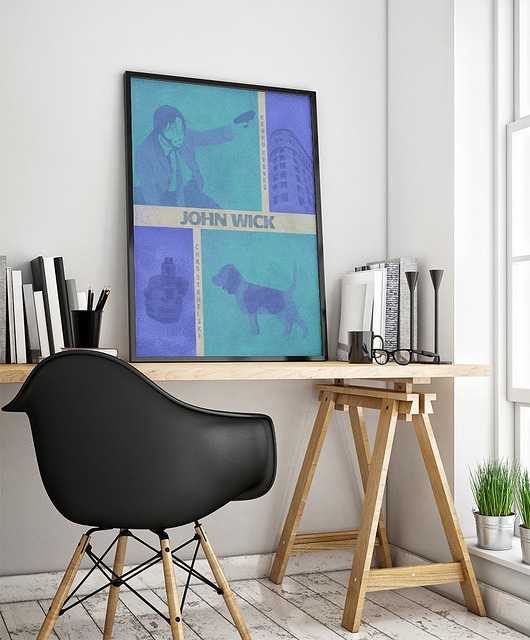 Image of Pakamera John Wick - plakat 50x70 cm