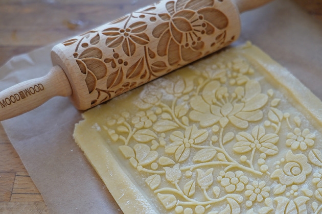 Image of Pakamera HUNGARIAN FLOK - mini grawerowany wałek do ciasta
