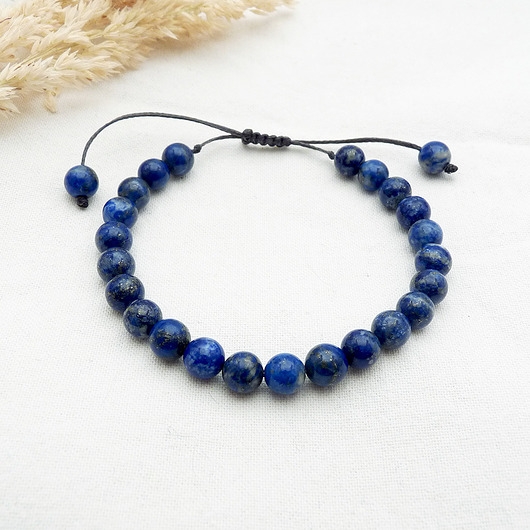 Image of Pakamera Lapis lazuli 6 mm Bransoletka