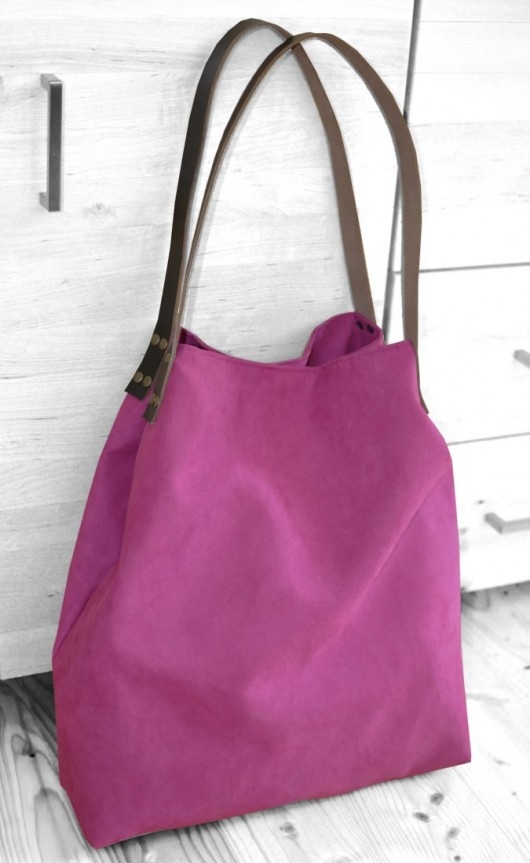 Image of Pakamera Torba tote XXL - fuksja