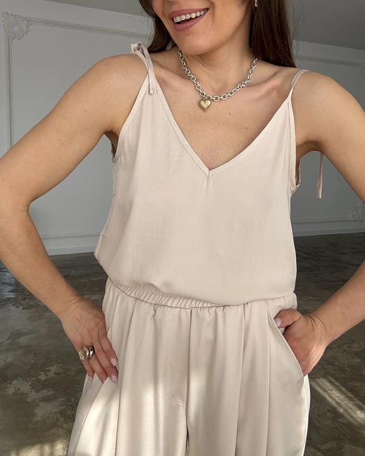 Image of Pakamera Top Lolita pearl beige
