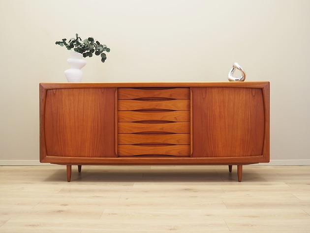 Image of Sideboard tekowy, duński design, lata 70, producent: Dyrlund