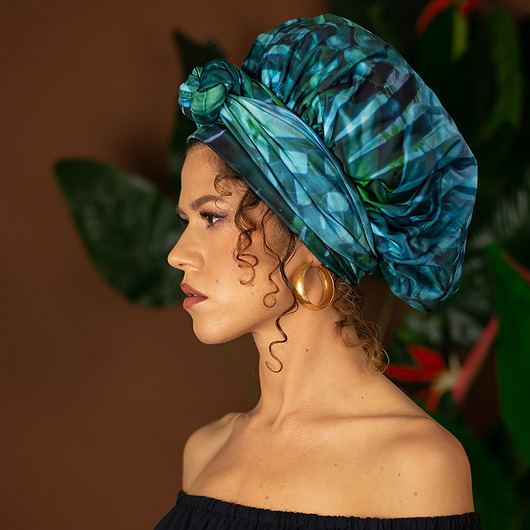 Image of Pakamera Czepek ochronny - czapka - turban - Tropical
