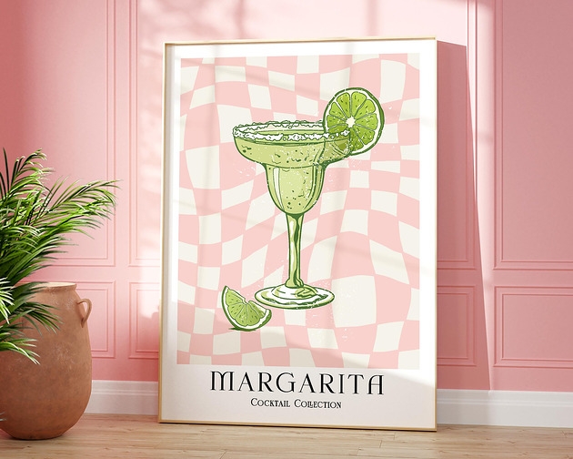 Image of Pakamera Plakat Kolekcja Koktajl: Margarita