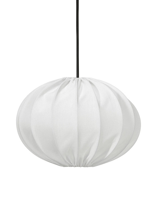 Image of Pakamera Zewnętrzna lampa wisząca z białym abażurem Hilma