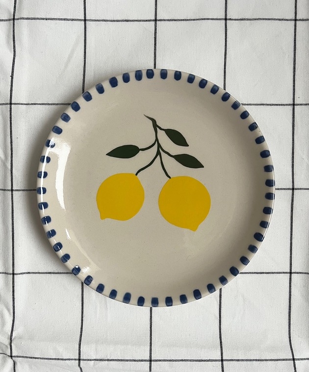 Image of Talerz ceramiczny Lemons