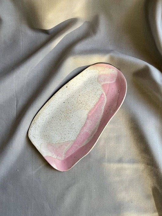 Image of Pakamera Podłużny talerzyk Pastelowa Harmonia