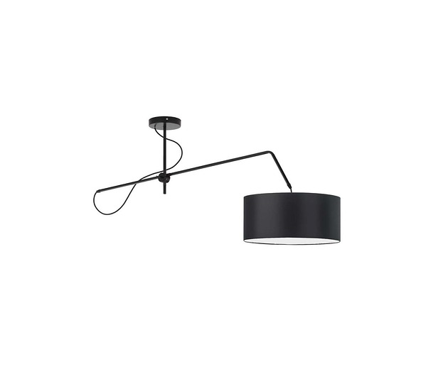 Image of Pakamera Lampa wisząca na wysięgniku RIO w kolorze czarnym
