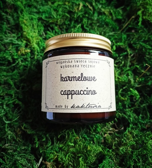 Image of KARMELOWE CAPPUCCINO - świeca sojowa 120ml