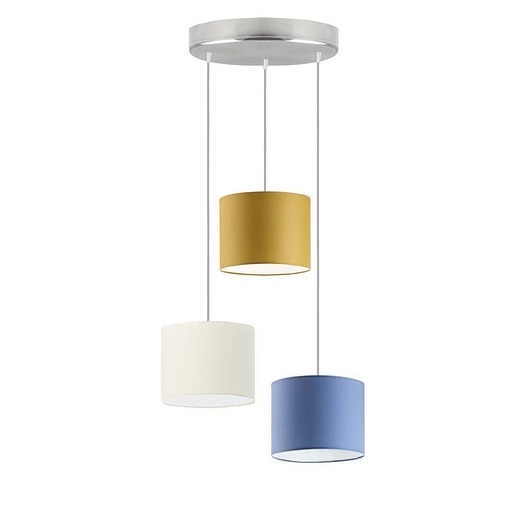 Image of Pakamera Regulowana lampa wisząca 3-płomienna do pokoju dziecka PUEBLO KIDS