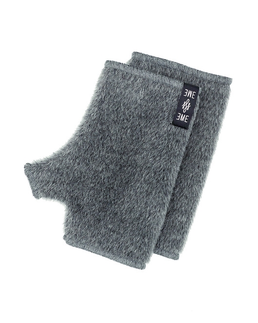 Image of Cozy gloves / gray alpaca