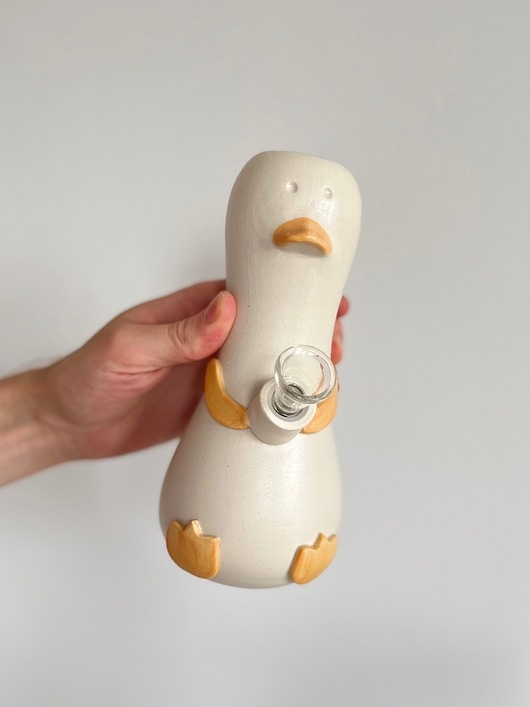 Image of Pakamera BONGO ceramiczne GĘŚ, lufka, fajka wodna
