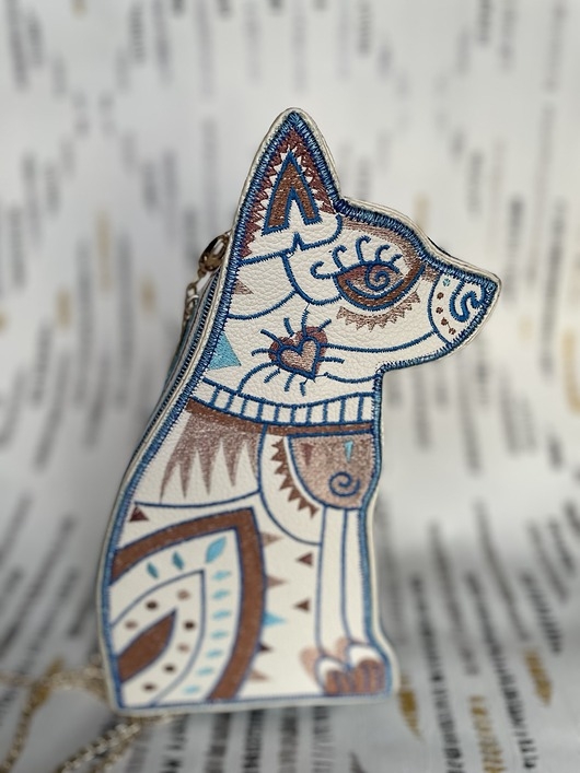 Image of Pakamera Torebka piesek skórzana