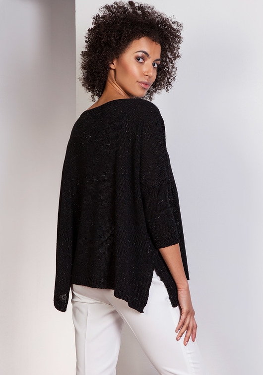 Image of Pakamera Sweter oversize, SWE114 czarny