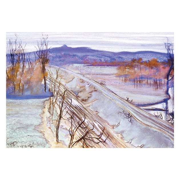 Image of Pakamera Kartka Premium - Stanisław Wyspiański Widok na Kopiec Kościuszki