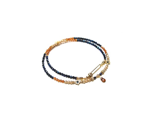 Image of Pakamera Spinel i granaty /choker/ 11.03.25 naszyjnik - Szlachetna kolekcja