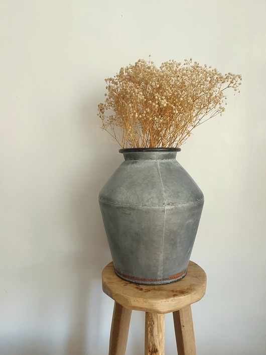 Image of Pakamera Wazon metalowy średn. 30 cm, wys 34 cm