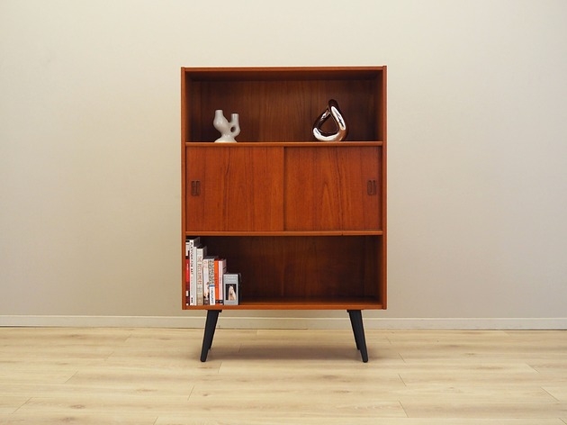 Image of Pakamera Regał tekowy, duński design, lata 70, projektant: Niels J. Thors