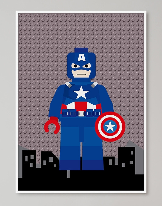 Image of Lego Superbohater Kapitan Ameryka