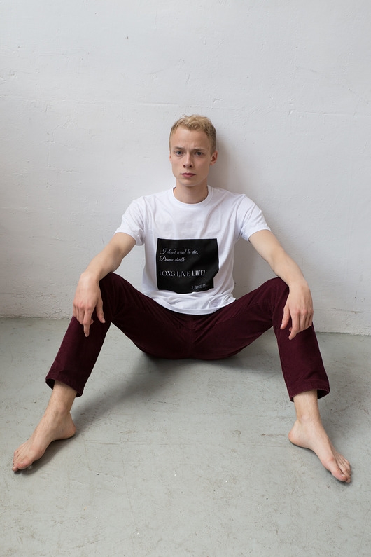 Image of Pakamera T-shirt z cytatem, J. Joyce, Ulisses