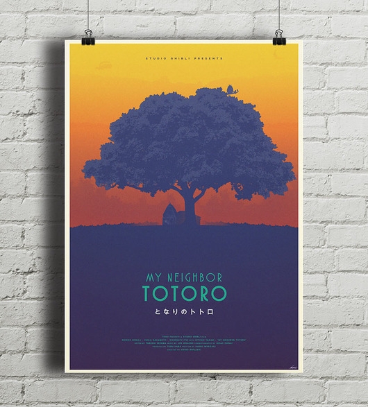 Image of Pakamera Plakat Totoro - Ghibli