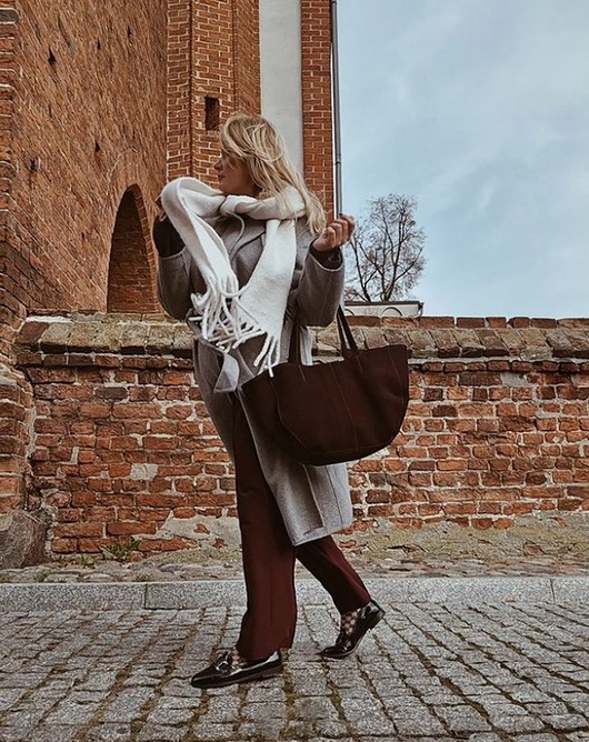 Image of Pakamera Shopper GINA M brąz zamsz