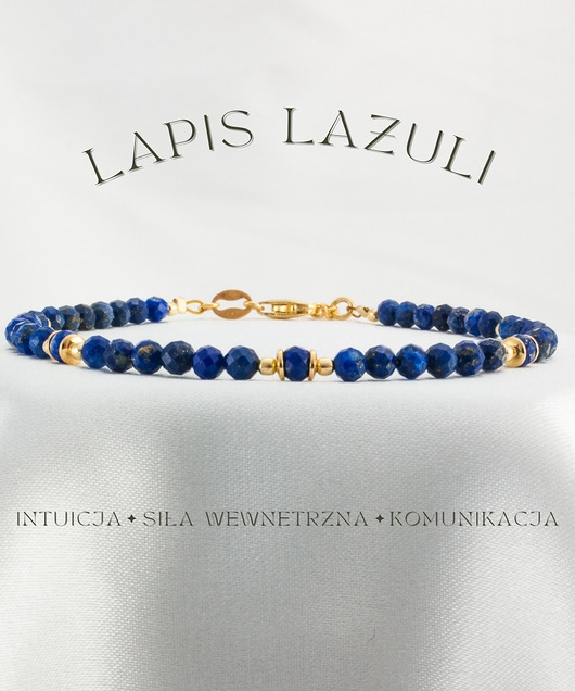 Image of Pakamera Lapis lazuli Bransoletka
